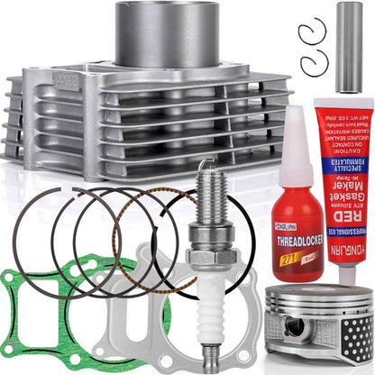 Solidspare 253.2cc Top End Kit w/ Cylinder For Honda Recon 250 TRX250TE TRX250TM TRX250