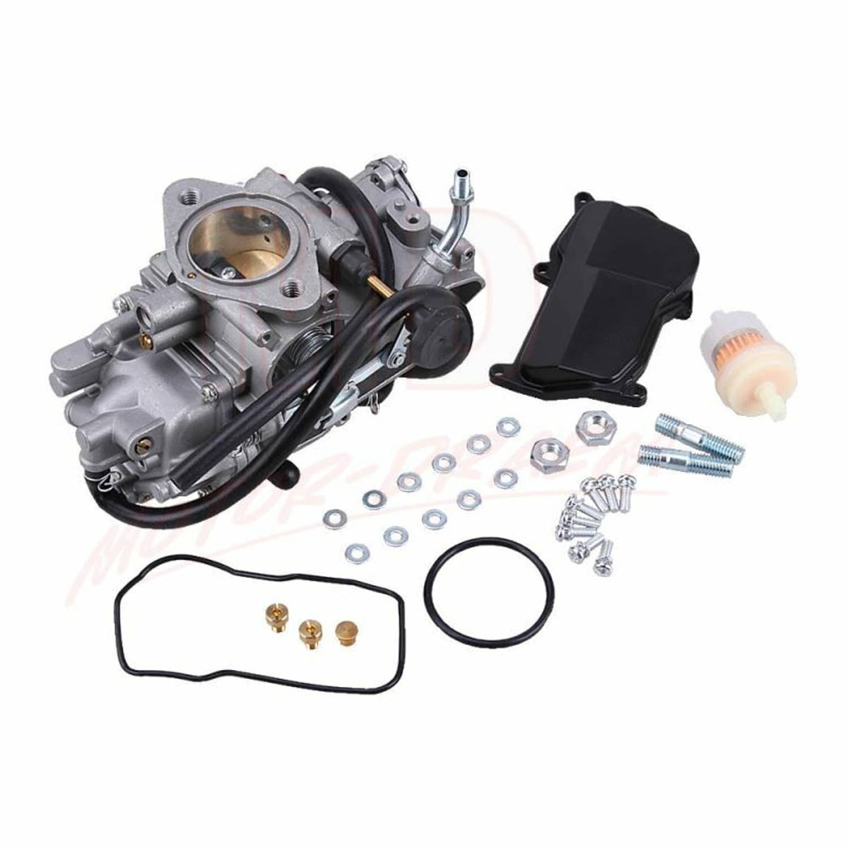 Solidspare Carburetor w/ Base Cover For Yamaha Warrior 350 1987-2004 Big Bear 350 1996-1998