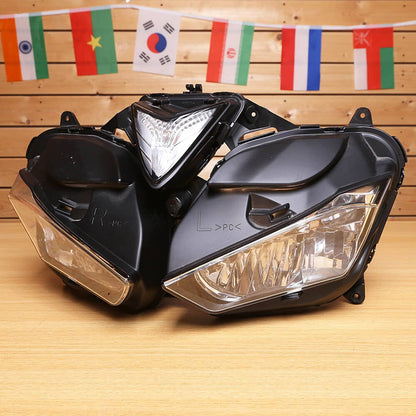 Solidspare Headlight Assembly Clear for Yamaha YZF-R3 YZFR3 2013 2014 2015 2016 2017 2018