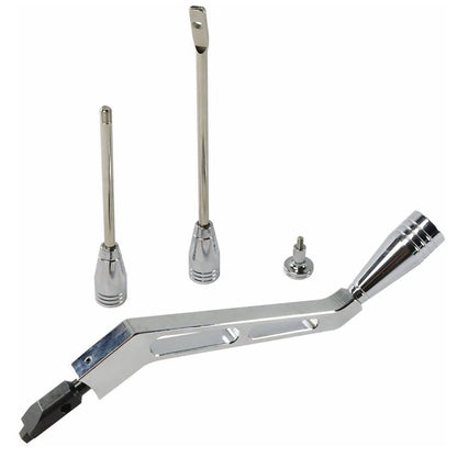 Solidspare Column Shifter Lever Turn Signal Hazard Tilt Kit Polished For GM Chevy Buick New