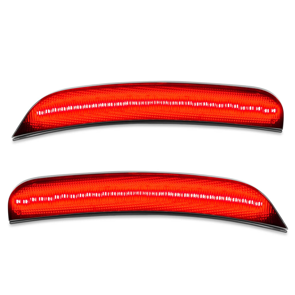 Solid Spare 2X Rear Red Smoked LED Side Marker Light Lamp For Chrysler 300 300S 300C 15-23