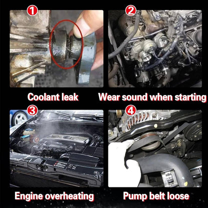 Solidspare Water Pump w/Thermostat for 2014-20 Chevy Silverado 1500 GMC Sierra Cadillac CTS