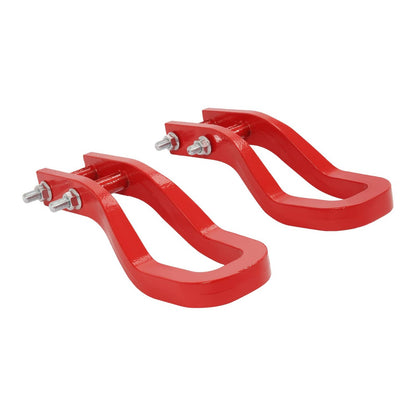 Solid Spare Pair Red Tow Hooks Kit #84513877 For Chevrolet Silverado 2500 HD 3500 HD 20-2026