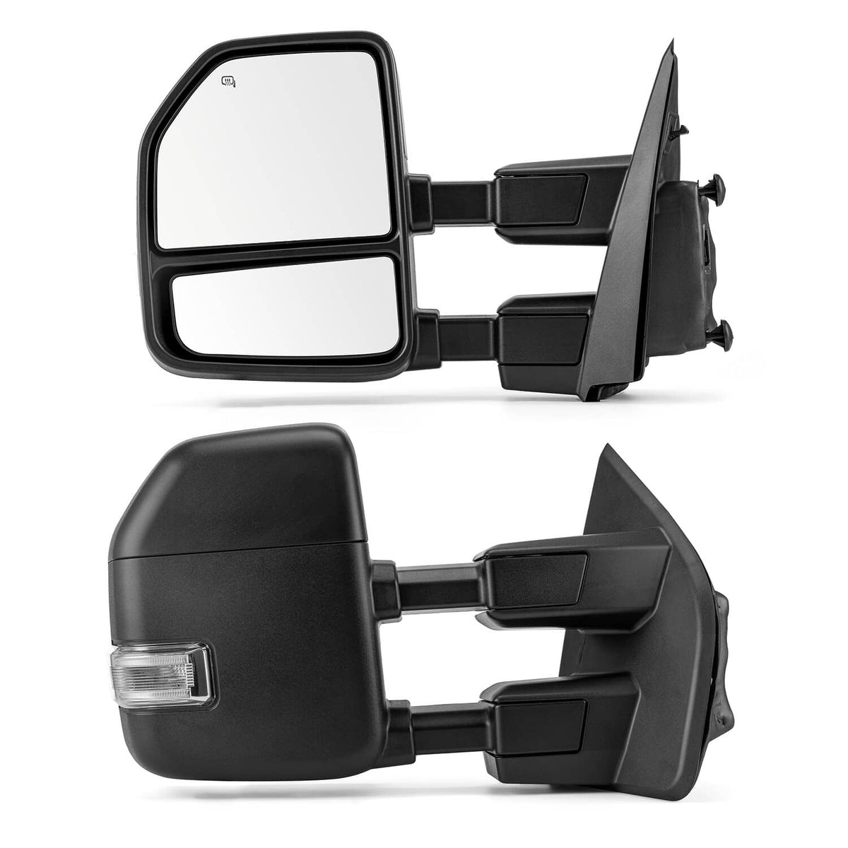 Solidspare Drive&Passenger Side Power Heated Tow Mirror for Ford F250 F350 F450 Super Duty
