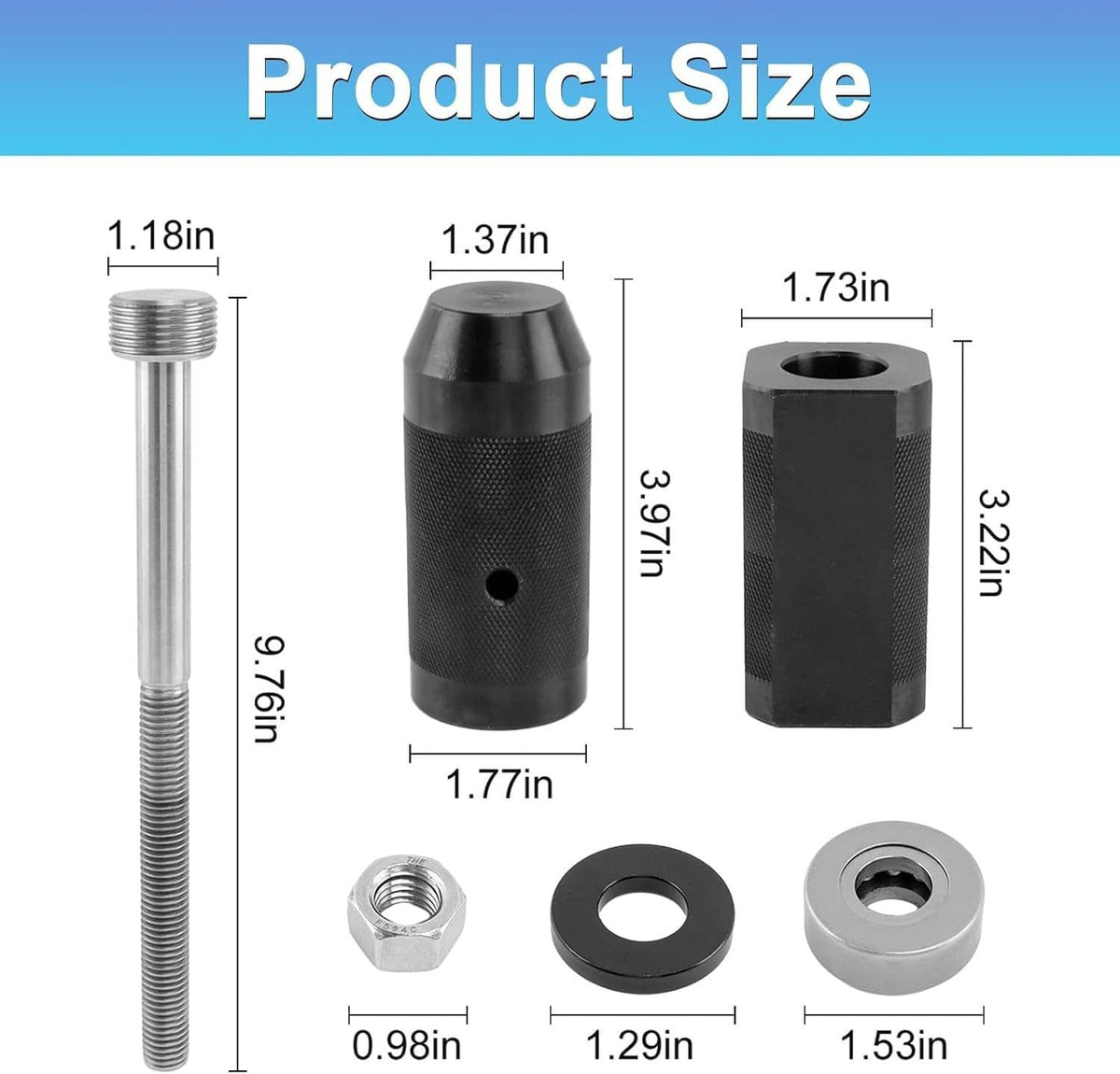 Solidspare Injector Sleeve Cup Remover Installer Tool Set for CAT 3406E C10/12/15 9U-6891