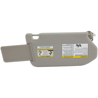 Solidspare Sun Visor With Lamp Left Driver Gray for 2013-2018 Nissan Pathfinder 96401-9PB0A