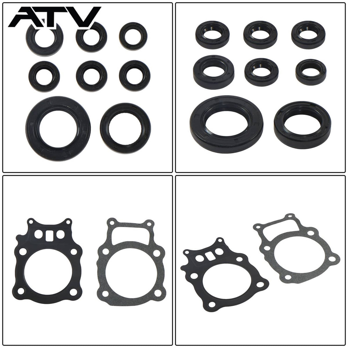 Solidspare 808867 Complete Gasket Kit+Oil Seal For Honda TRX 350TE Rancher ES 2000-2006 new