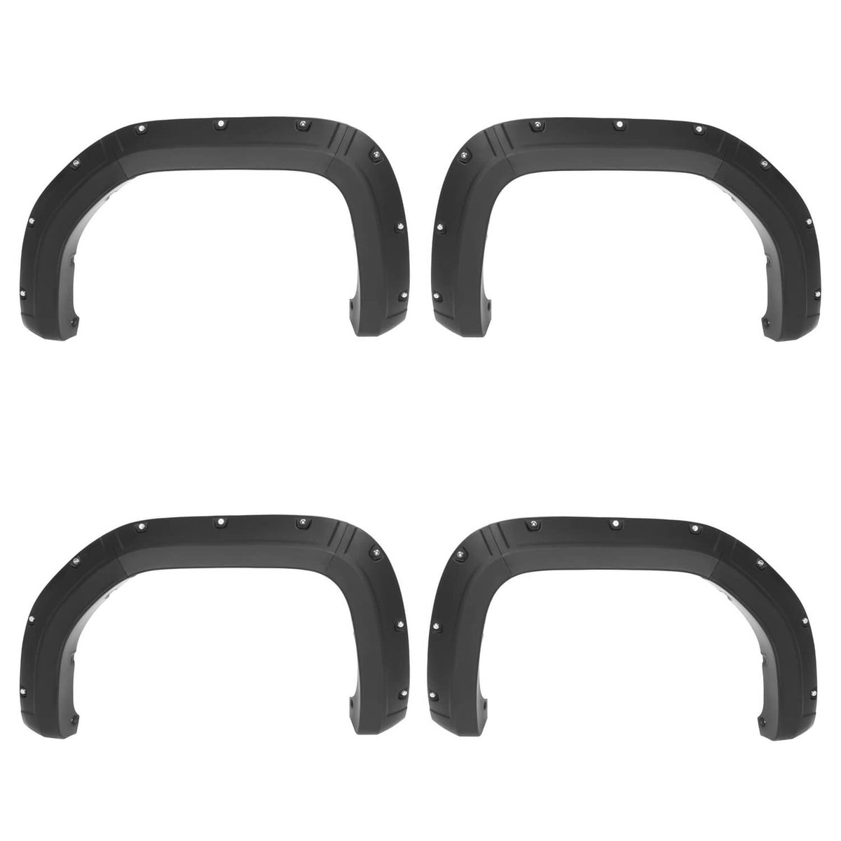 Solid Spare For 2019-2025 4WD/2WD GMC Sierra 1500 Fender Flares Front Rear 20 21 22 23 24