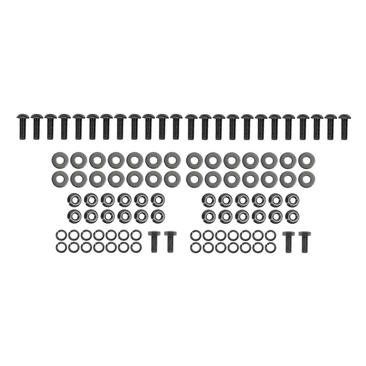 Solid Spare Side Hood Steps Kit For 07-18 Jeep Wrangler JK Unlimited JKU 4-Door Steel 4Pcs