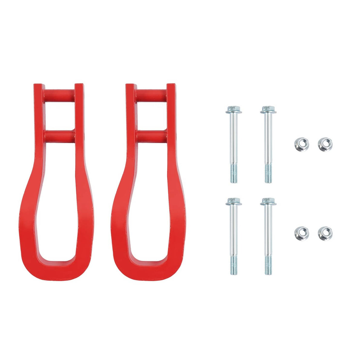 Solid Spare Pair Red Tow Hooks Kit #84513877 For Chevrolet Silverado 2500 HD 3500 HD 20-2026