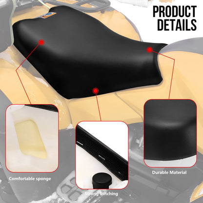 Solidspare Black ATV Complete Seat For 2003 2004 2005 Honda Rincon 650 TRX650FA 4x4 New