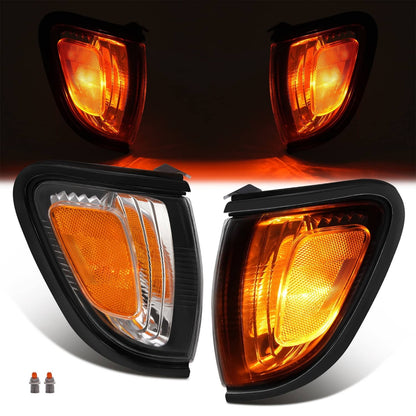 Solid Spare Side Marker Corner Parking Turn Signal Lights W/ Bulbs For Toyota Tacoma 2001-04