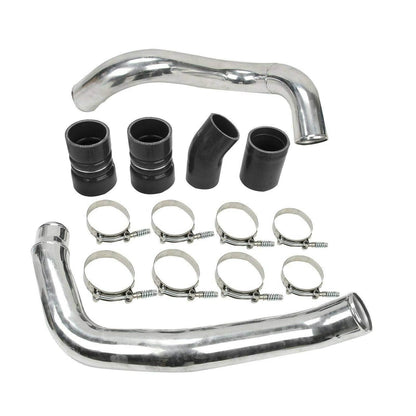 Solidspare Silver Intercooler Pipe & Boot Kit for 2003-2007 Ford 6.0L Powerstroke Diesel