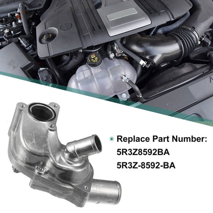 Solidspare Aluminum Alloy Thermostat Housing for 2005-2010 Ford Mustang 4.0L 5R3Z8592BA
