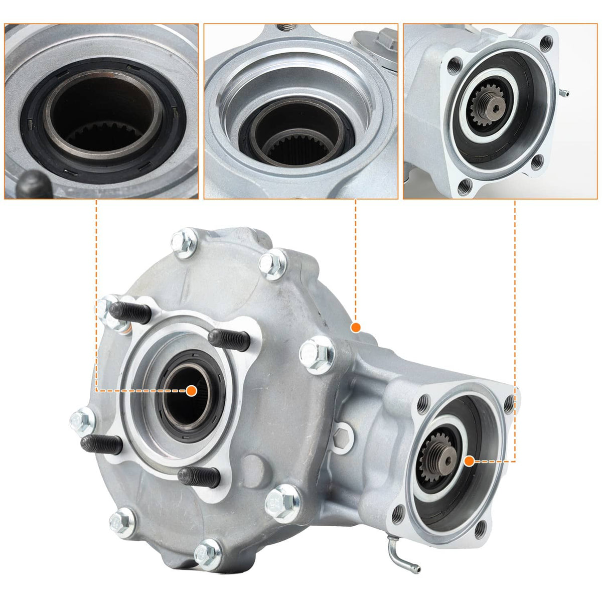 Solidspare Rear Differential with Axle For Honda Rancher 400 TRX400FA TRX400FGA 2005-2007