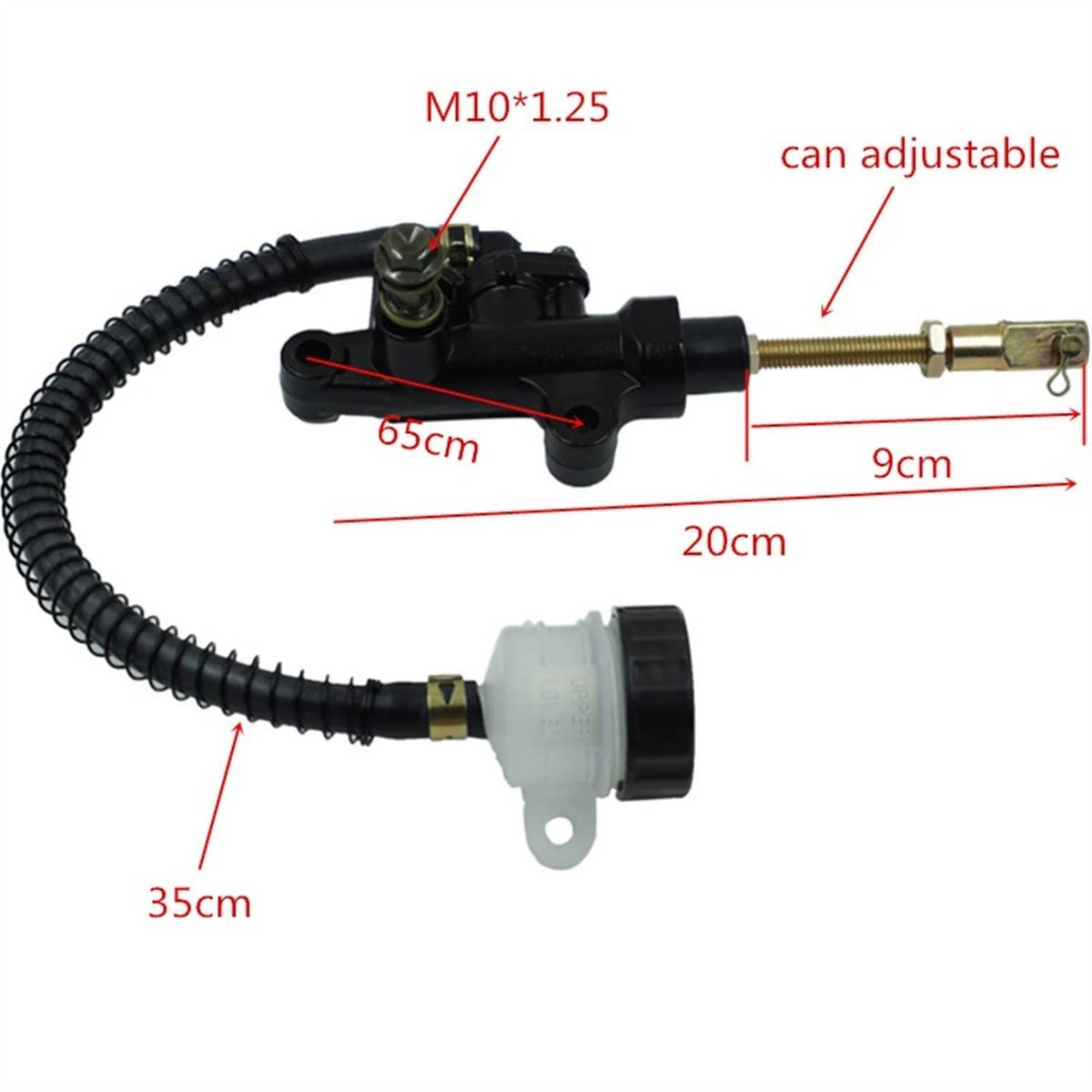 Solidspare Brake Caliper & Rear Brake Master Cylinder Set for Yamaha Banshee 350 1987-2006