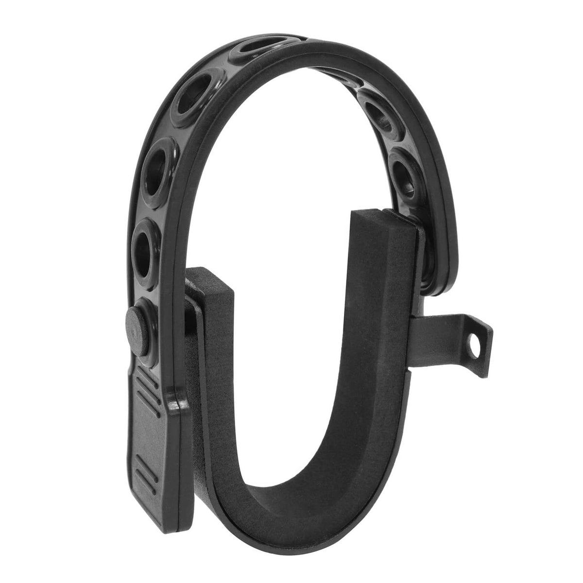 Solid Spare Powder Coated Rubber Gun Rack Straps 2 Pack For Seat Back MOLLE Panel Mounting