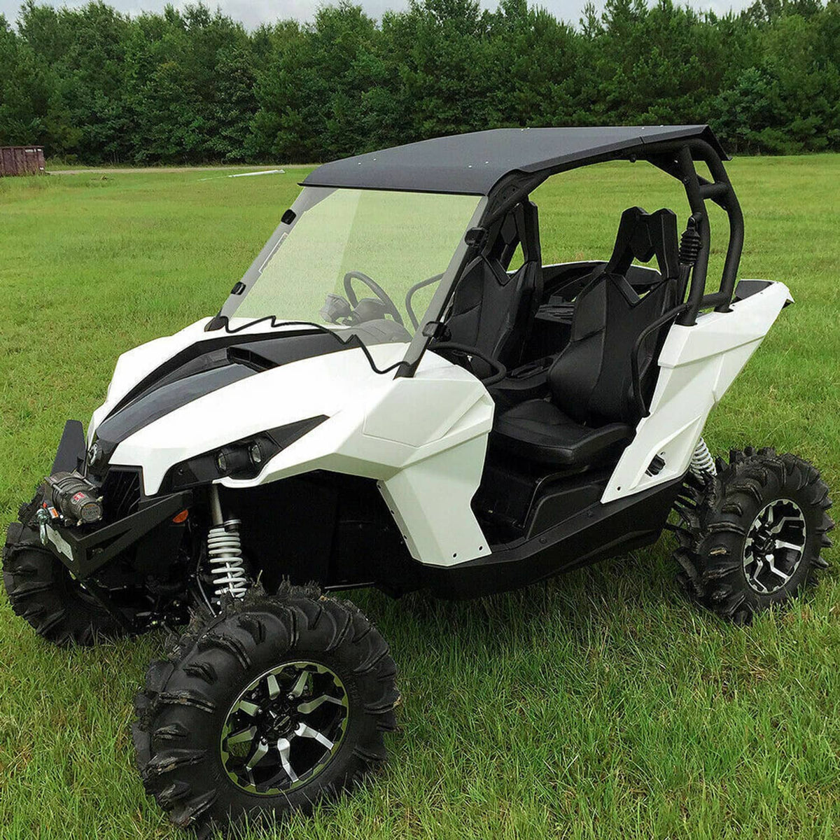 Solidspare Scratch-Resistant Full Windshield For 2013-2018 Can Am Maverick 1000R/ Max 1000R