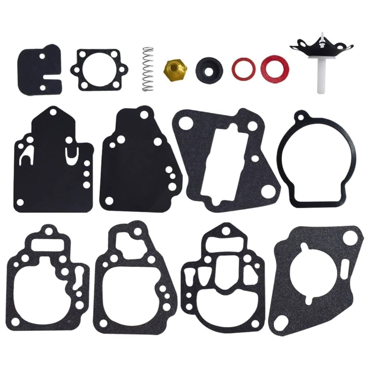 Solid Spare FOR MERCURY 6 8 9.9 15 20 25 HP CARBURTOR REPAIR GASKET KIT 1395-97611 1395-9645
