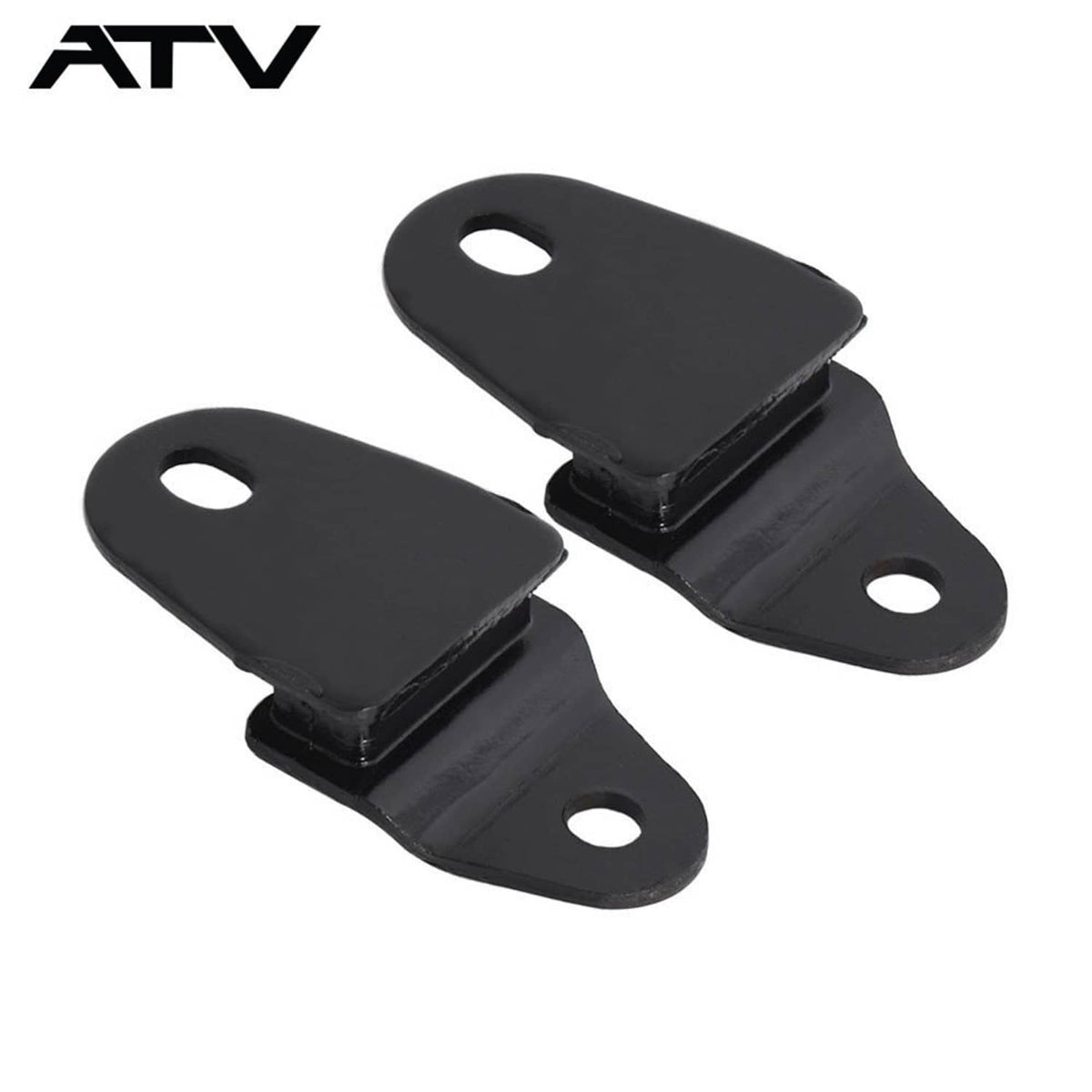 Solidspare 2Pc Exhaust Muffler Stays Mounts Hangers For Yamaha Banshee 350 YFZ350 1987-2006