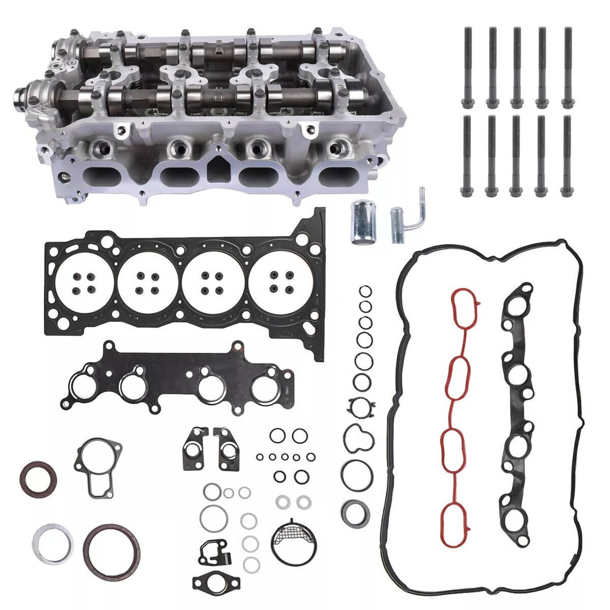 Solidspare Cylinder Head & Bolts & Gasket Set Fits Toyota 2.7L 2TR Tacoma 4Runner 2005-2015