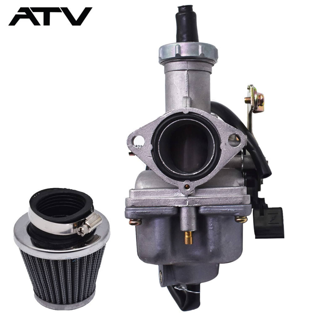 Solidspare Carburetor Carb & Air Filter Fit For Honda Fourtrax TRX200SX 1986