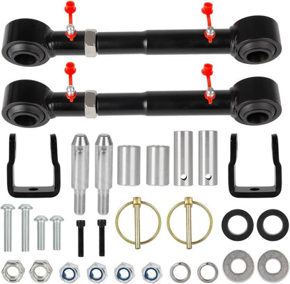 Solidspare For 1998-2006 Jeep Wrangler TJ 2.5-6" Front Sway Bar Link Quicker Disconnects