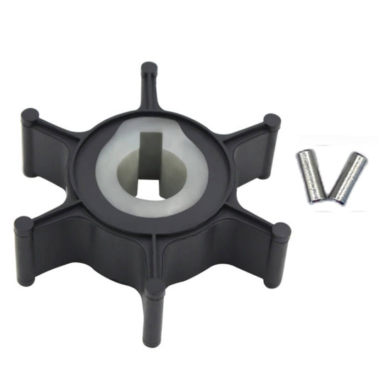 Solid Spare Water Pump Impeller and Pin 646-44352-01 For Yamaha 2hp 2 Stroke Motor Outboard