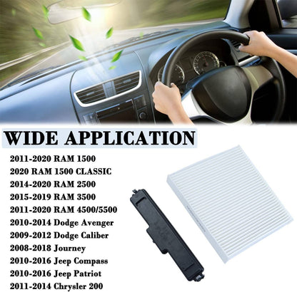 Solidspare Cabin Air Filter & Filter Access Door 68318365AA for Dodge Ram 1500 2500 3500