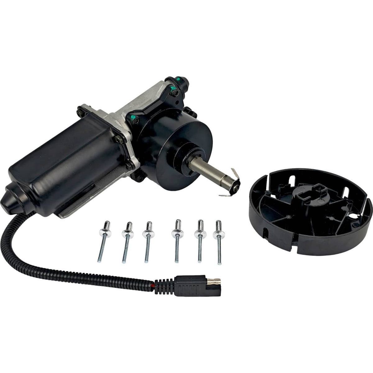 Solid Spare Black 3317084.000U Motor Drive for Dometic 9200 Series RV Awning 3316605.001