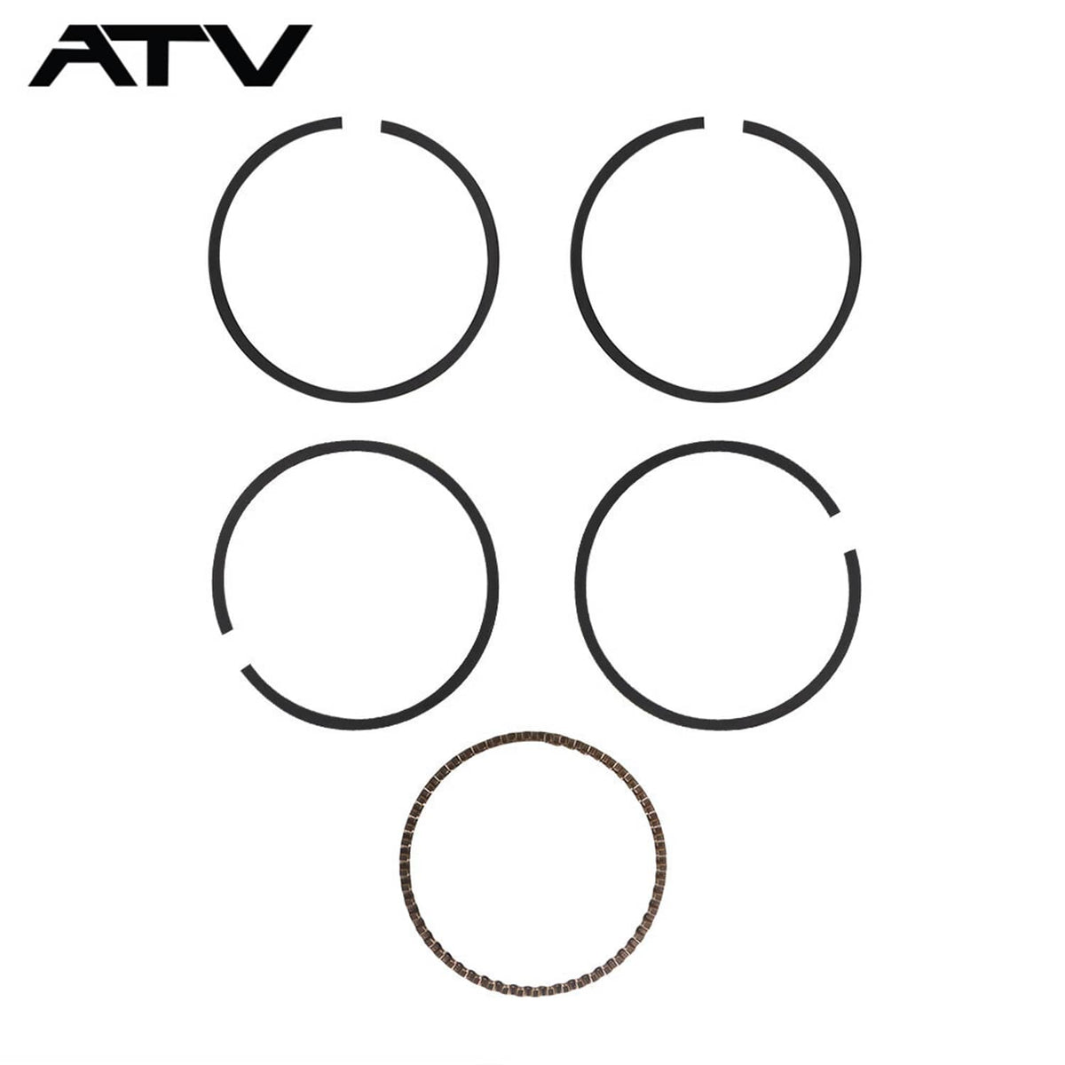 Solidspare Top End Rebuild Kit Cylinder Head Piston For Honda TRX90 Sportrax 90cc 1993-2005