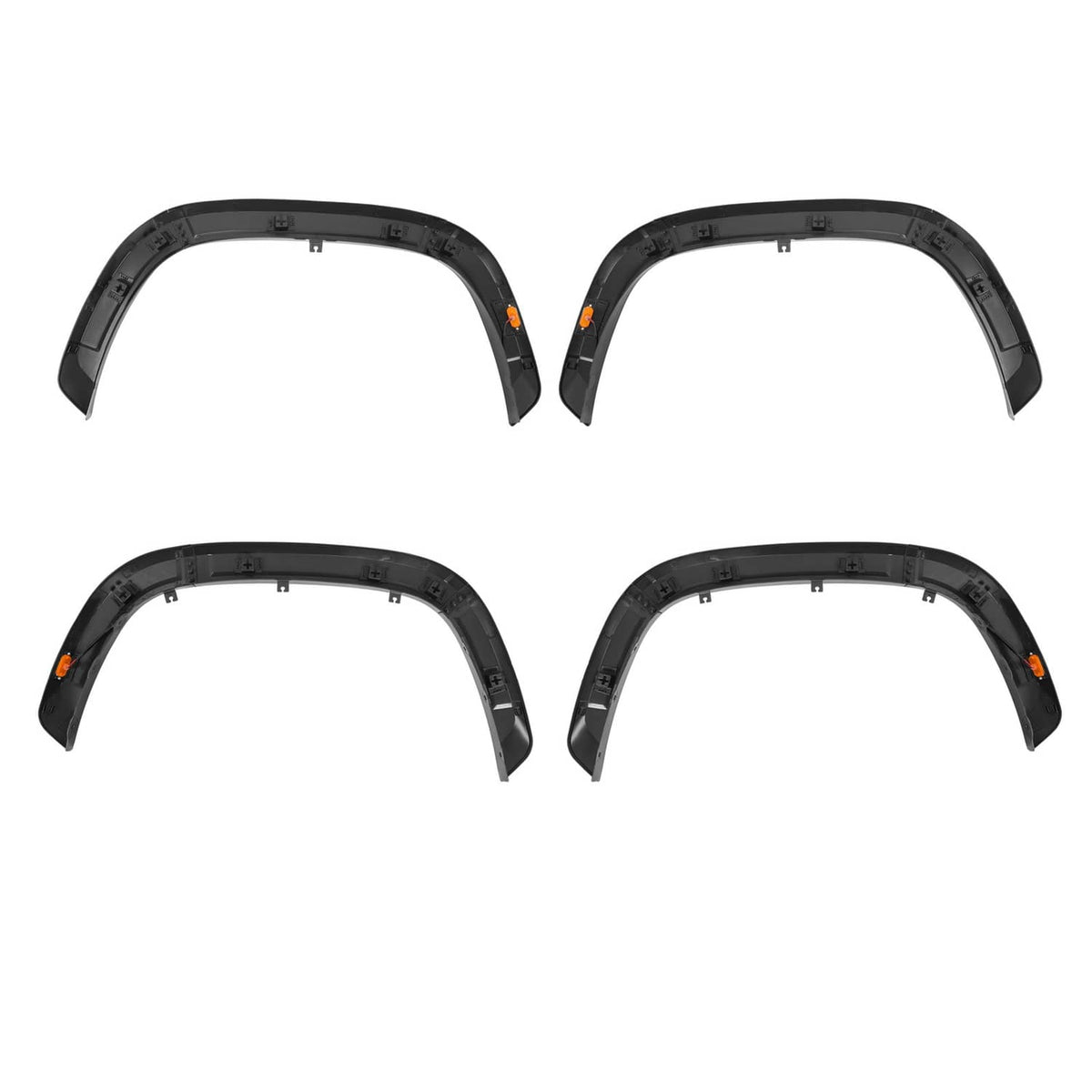 Solid Spare Set of 4 Fender Flares Kit Wheel Arch Trim For 2022-2025 Toyota Tundra TRD PRO