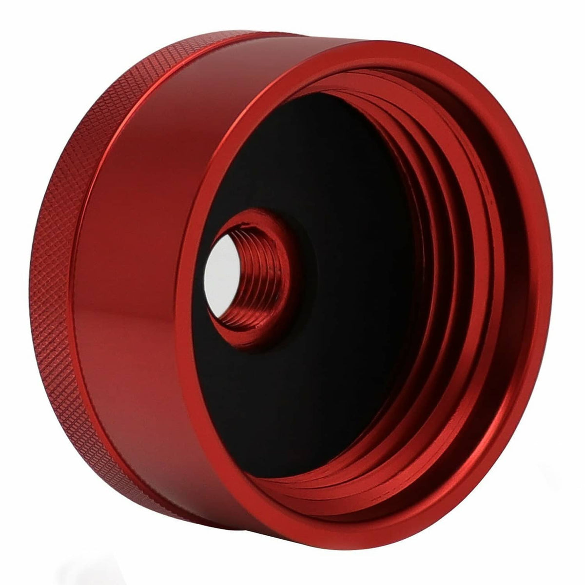 Solid Spare Extended Run Fuel Gas Cap Red For Honda Generator EU2000i EU2200i 1/4"NPT Line