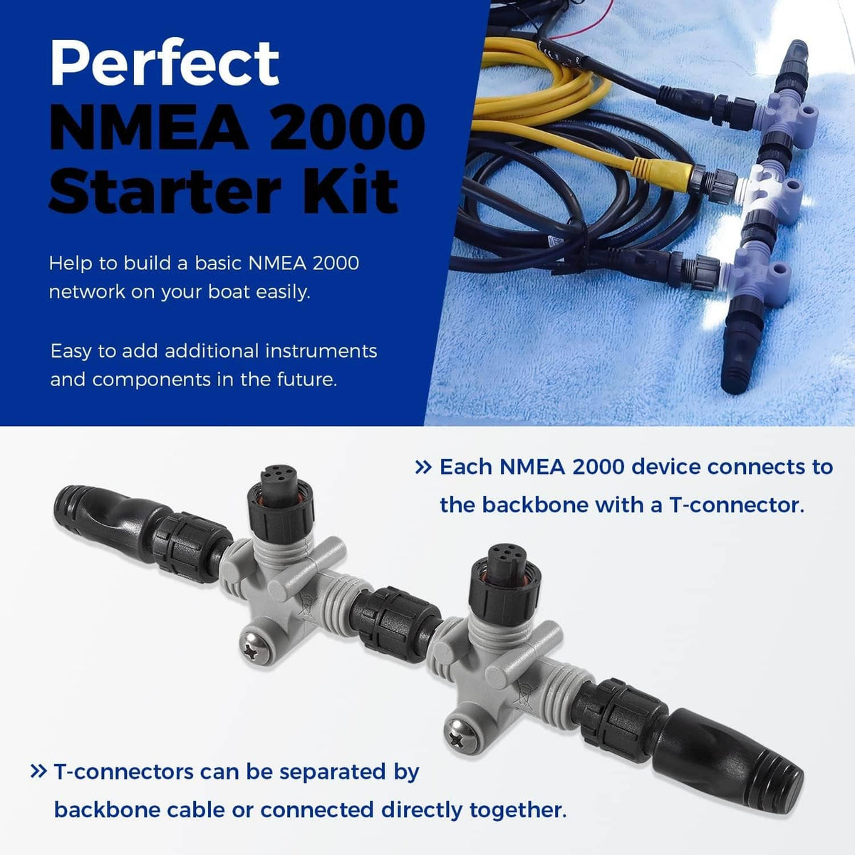 Solid Spare for Garmin NMEA 2000 (N2K) Basic Marine Complete Starter Kit 010-11442-00