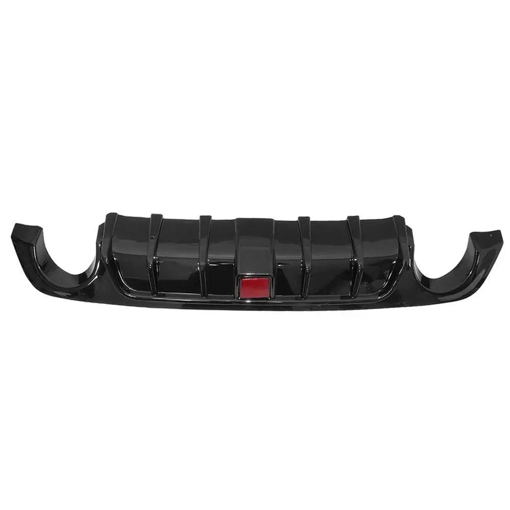 Glossy Black Rear Bumper Diffuser & Rear Spoiler Fit for 2018-2023 Infiniti Q50