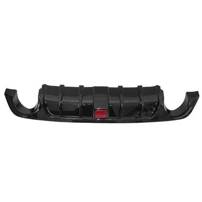 Glossy Black Rear Bumper Diffuser & Rear Spoiler Fit for 2018-2023 Infiniti Q50