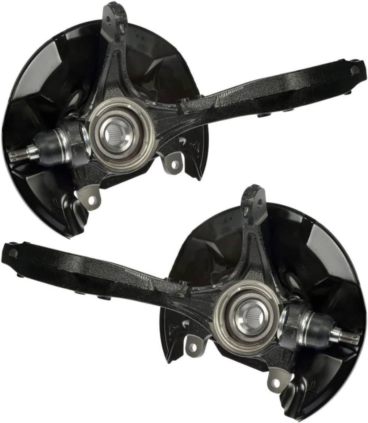 Solidspare Front Steering Knuckles & Wheel Hub Bearings for 2009 2010-2012 Honda Accord TSX