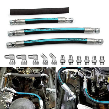 Solidspare For 1999-2003 Ford 7.3L Powerstroke High Pressure Oil Pump HPOP Hoses Lines Set