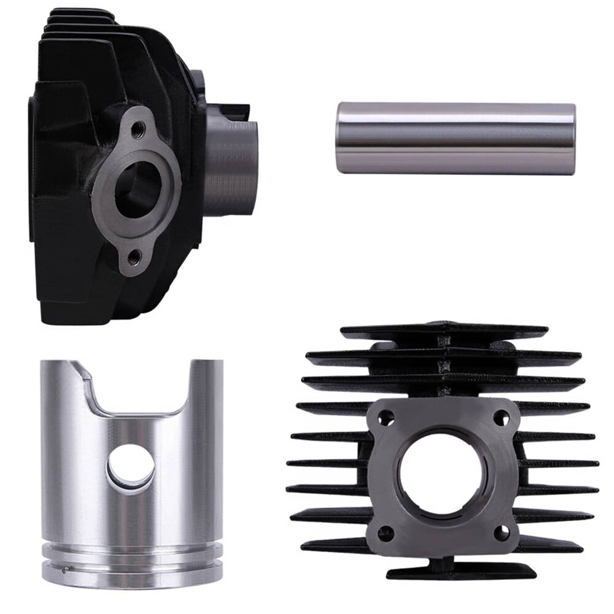Solidspare 47mm Cylinder Piston Cylinder Gasket Top End Kit Fit for Yamaha PW80 1983-2006
