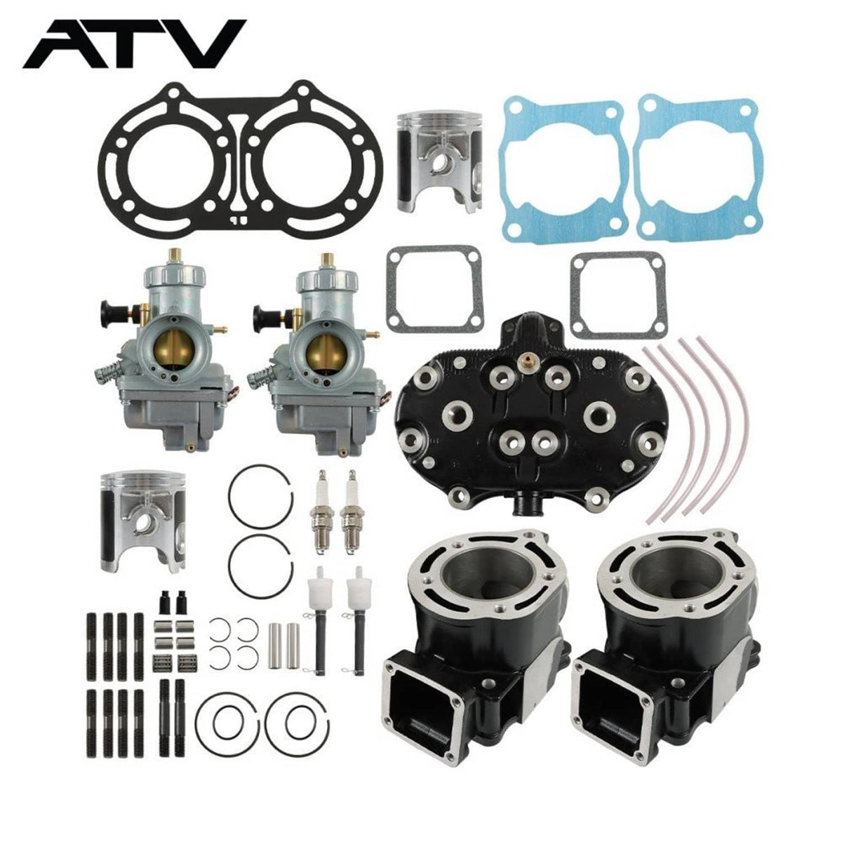 Solidspare For Yamaha Banshee 350 Motor Engine Rebuild Cylinder Head Carburetor Top End Kit