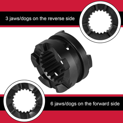 Solidspare Clutch Dog 3 Jaw Reverse 52-822539t for Mercury 90-120 hp 50-125 hp 3 cyl &4 cyl