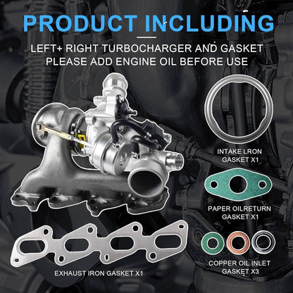 Solidspare Turbo charger For Chevrolet Chevy Cruze Sonic Trax Buick Encore 55565353 1.4L