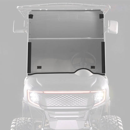 Solidspare Fits for EZGO RXV Front Tinted Full Windshield Windscreen 2008-UP Folding Style