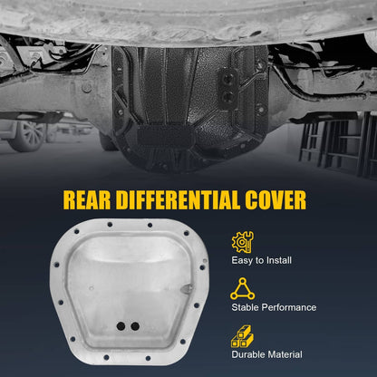 Solidspare 10023539 Differential Cover Fit For Ford 9.75" Rear Nodular Iron 12 Bolt Hole