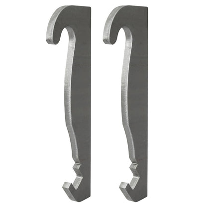 Solidspare 2pcs Steel Quick Attach Bracket 1-1/2" For Cat Fusion Coupler Loader mounts