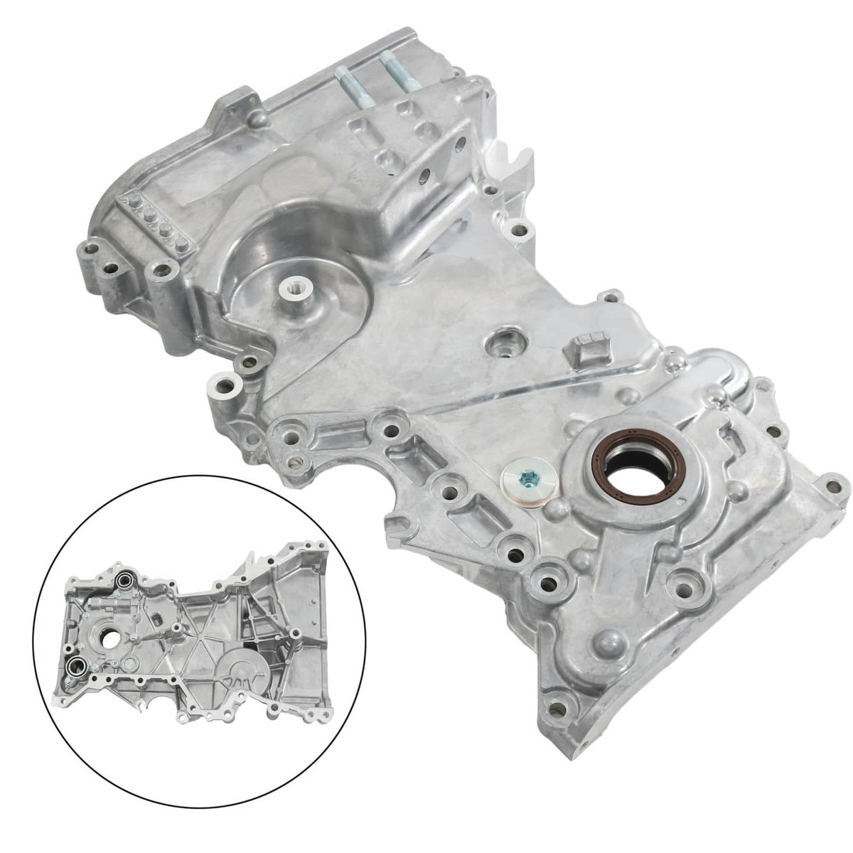 Solidspare Timing Cover Engine Oil Pump 21350-2E340 For 11-21 Hyundai Elantra GT 1.8L 2.0L
