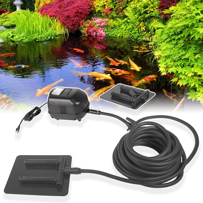 Solidspare Complete Pond Aeration Kit Fits Water Gardens & Koi Ponds 8,000-16,000 Gallons