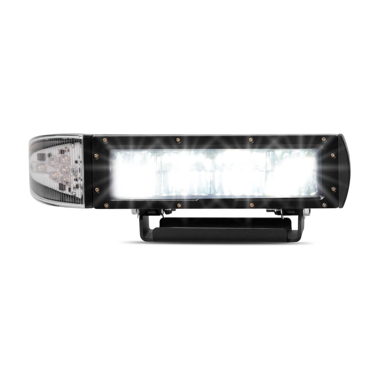 Solidspare 2PCS Headlight Heated LED Plow Lights Universal Replace For 1312100