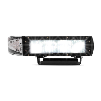 Solidspare 2PCS Headlight Heated LED Plow Lights Universal Replace For 1312100