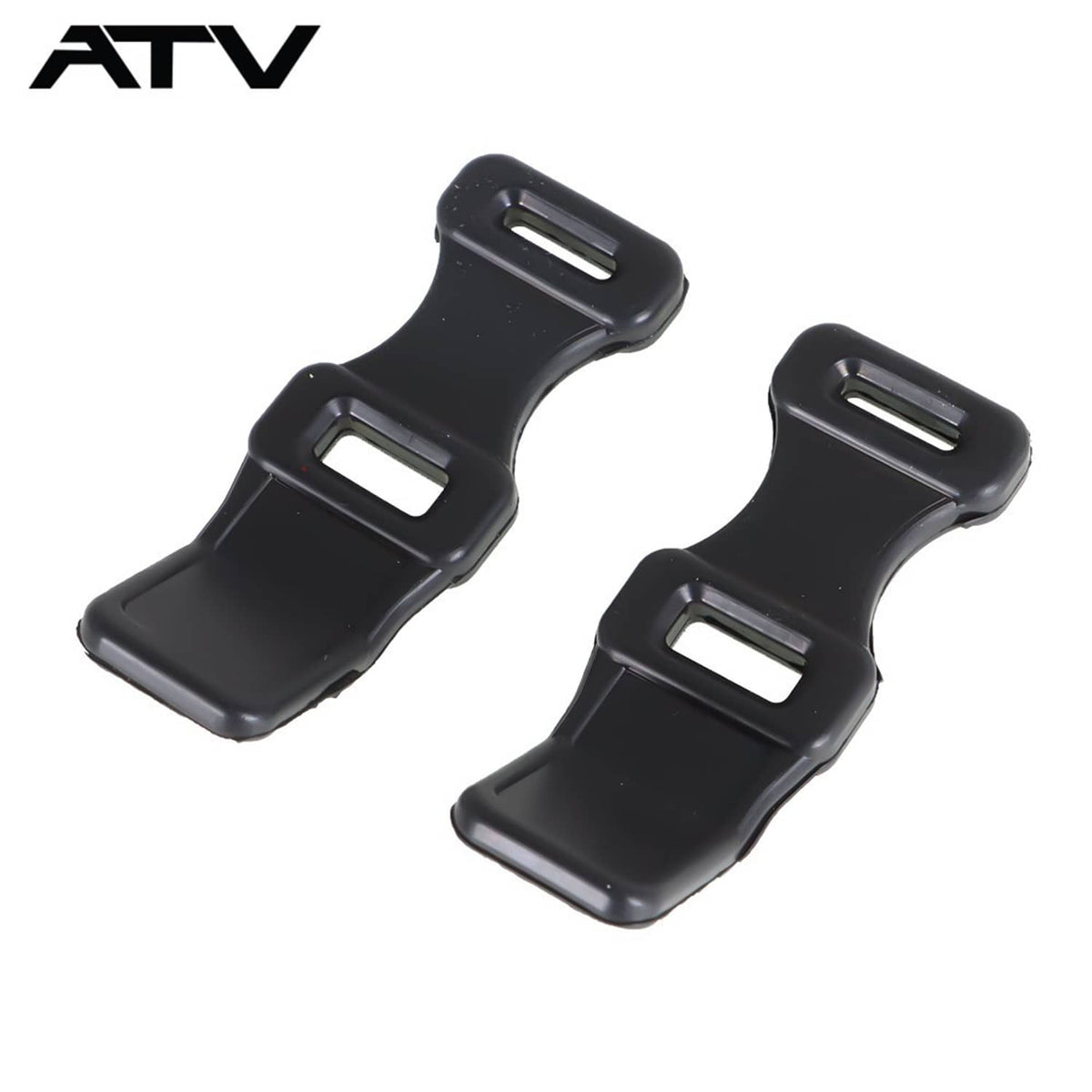 Solidspare 2pcs Rear Rack Door Rubber Straps For Honda 1988-1994 TRX300 Fourtrax 2x4 4x4